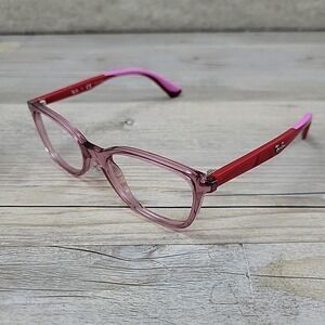 Ray-Ban Kids  RB1586 3777 Eyeglasses Clear Pink Red‎ 47-16-130 FRAMES ONLY